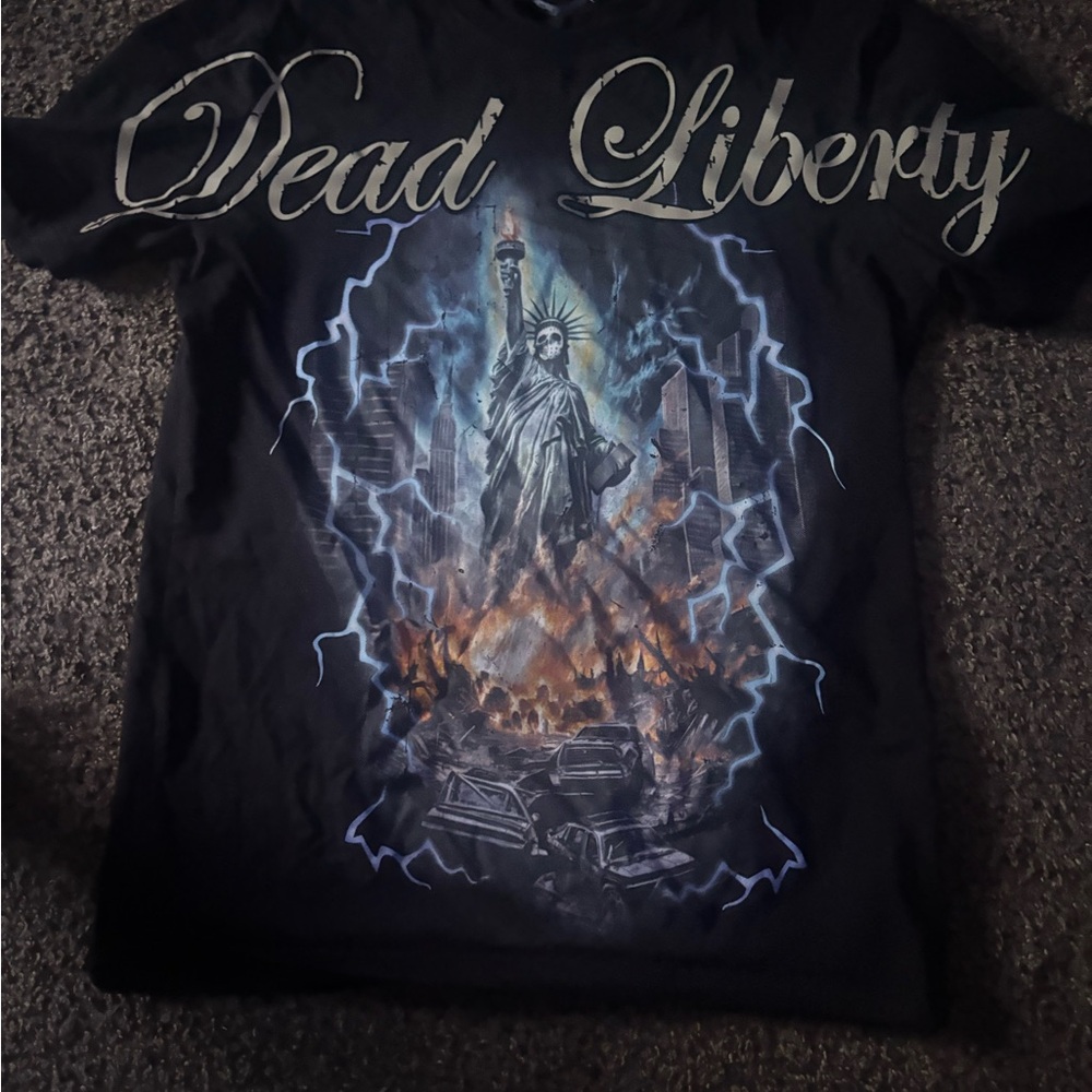 Liberty Black and Blue Graphic Tee